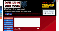 Desktop Screenshot of outsideinlocktools.co.uk