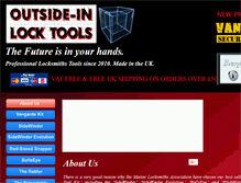 Tablet Screenshot of outsideinlocktools.co.uk